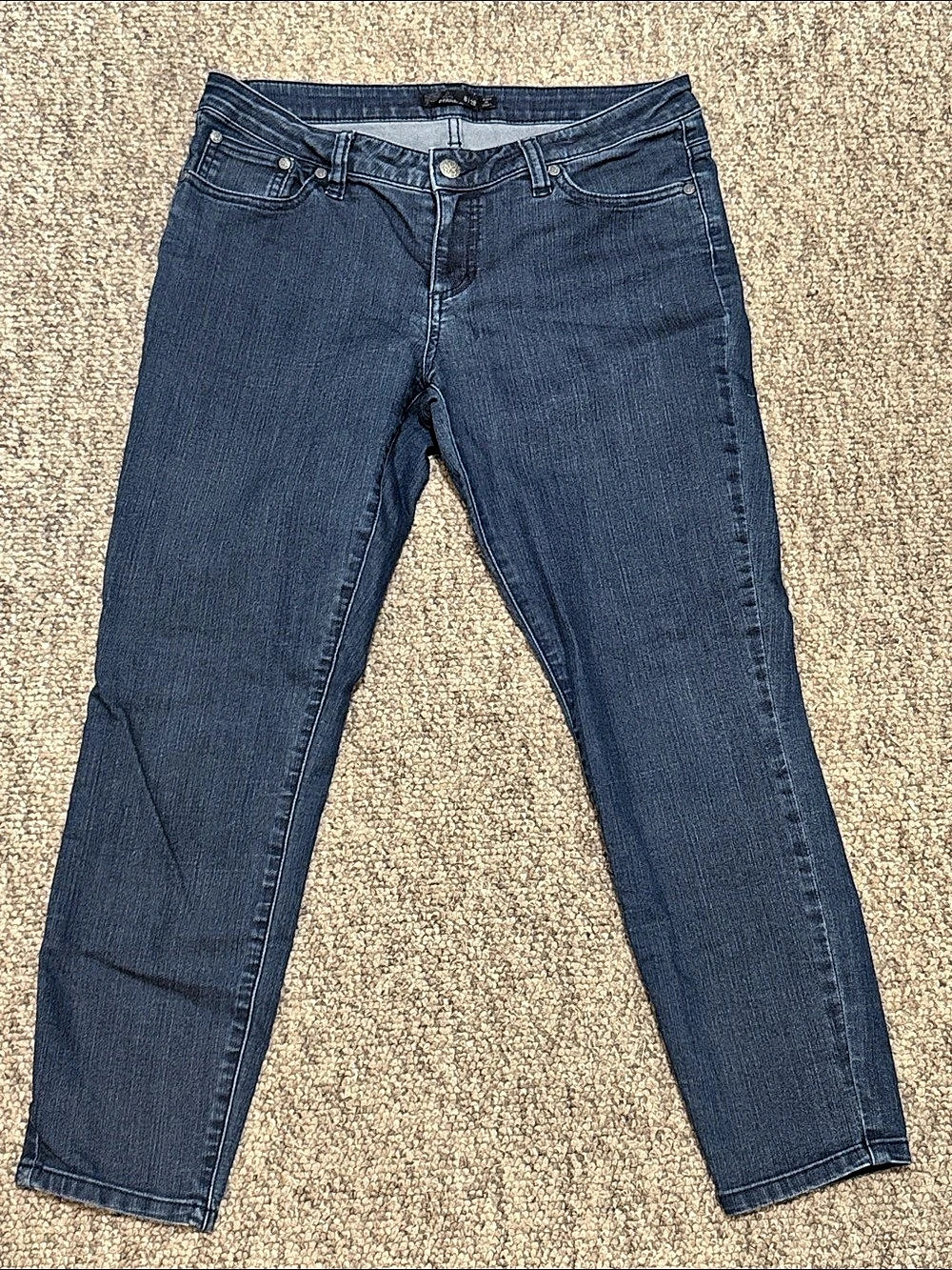 prAna Kara Jean Straight Leg Ankle Blue Jeans Waist 8/29